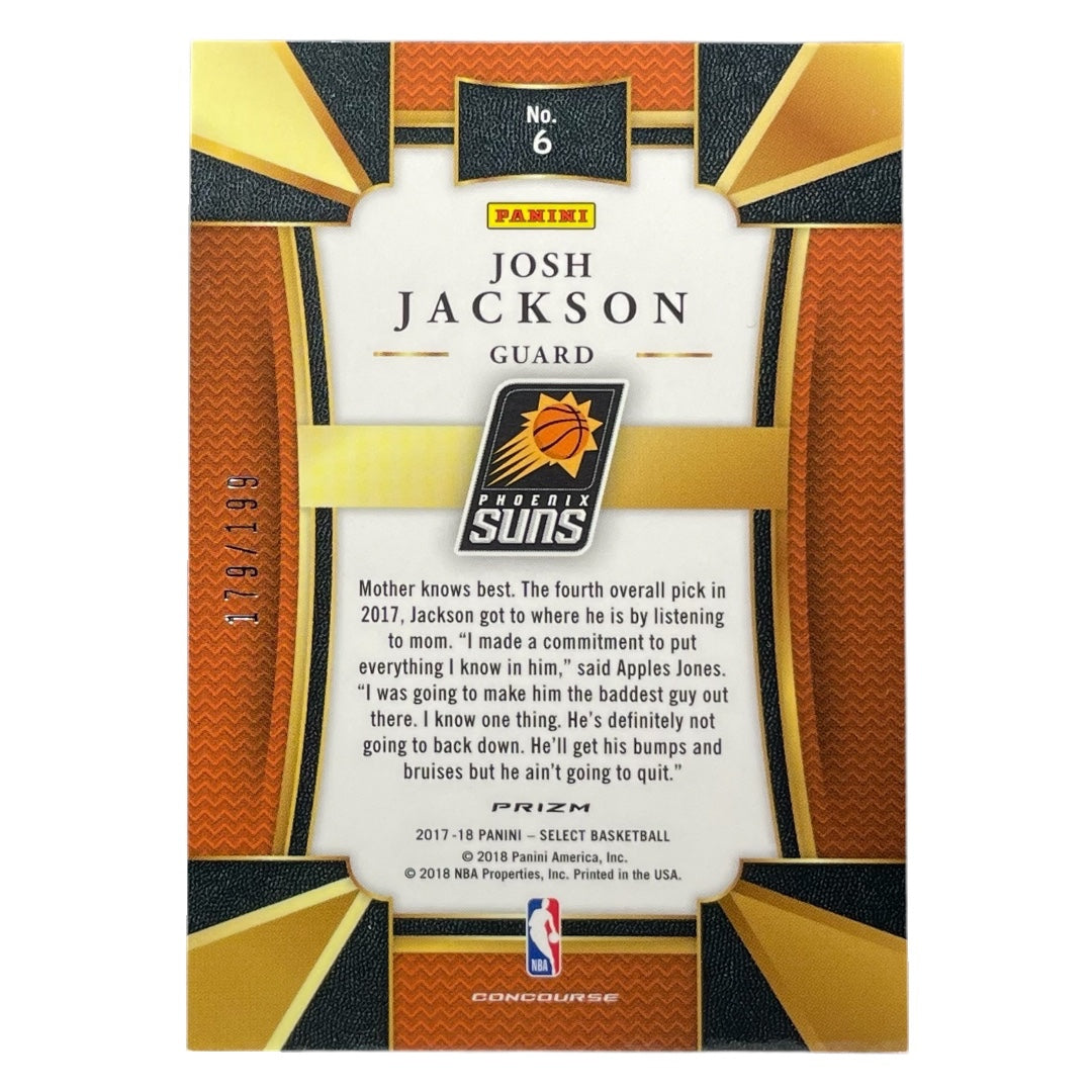 PANINI NBAカード SELECT PRIZM JOSH JACKSON PHOENIX SUNS /199 #6 中古 IT2