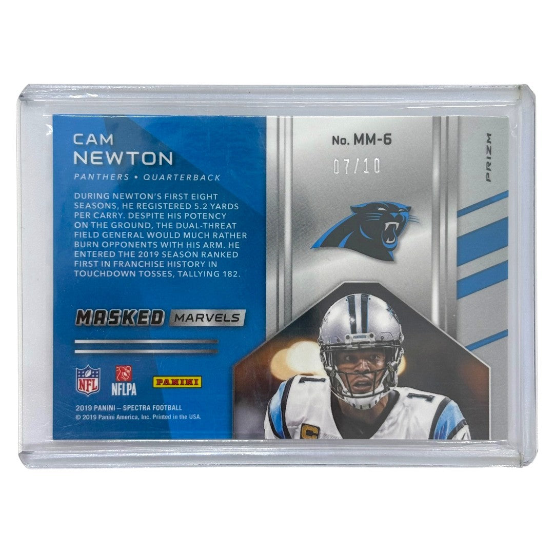 PANINI NFLカード SPECTRA PRIZM CAM NEWTON PANTHERS 07/10 #MM-6 中古 IT1
