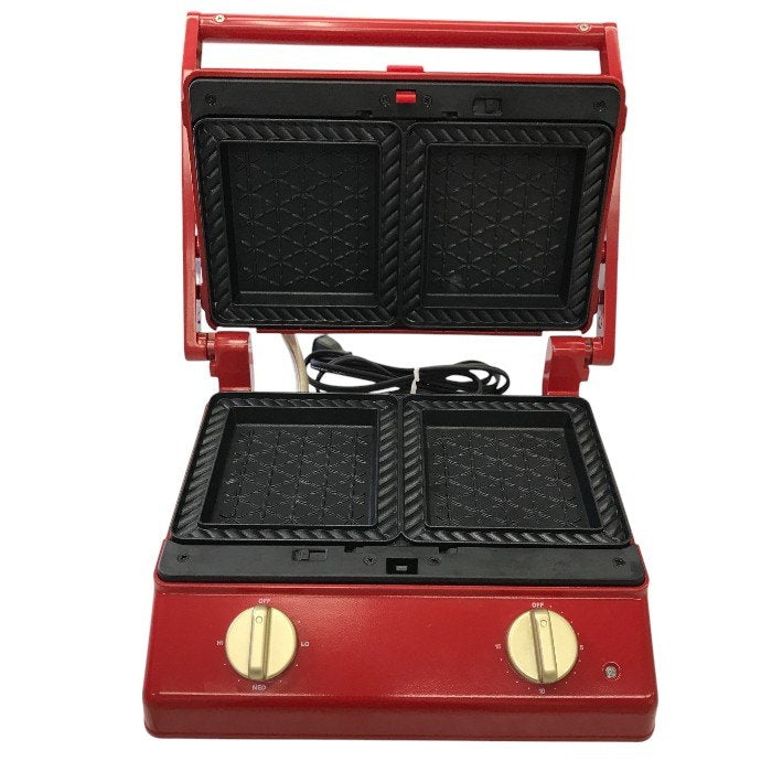 BRUNO(ブルーノ) グリルサンドメーカー ダブル レッド BOE084-RD 中古 Y1