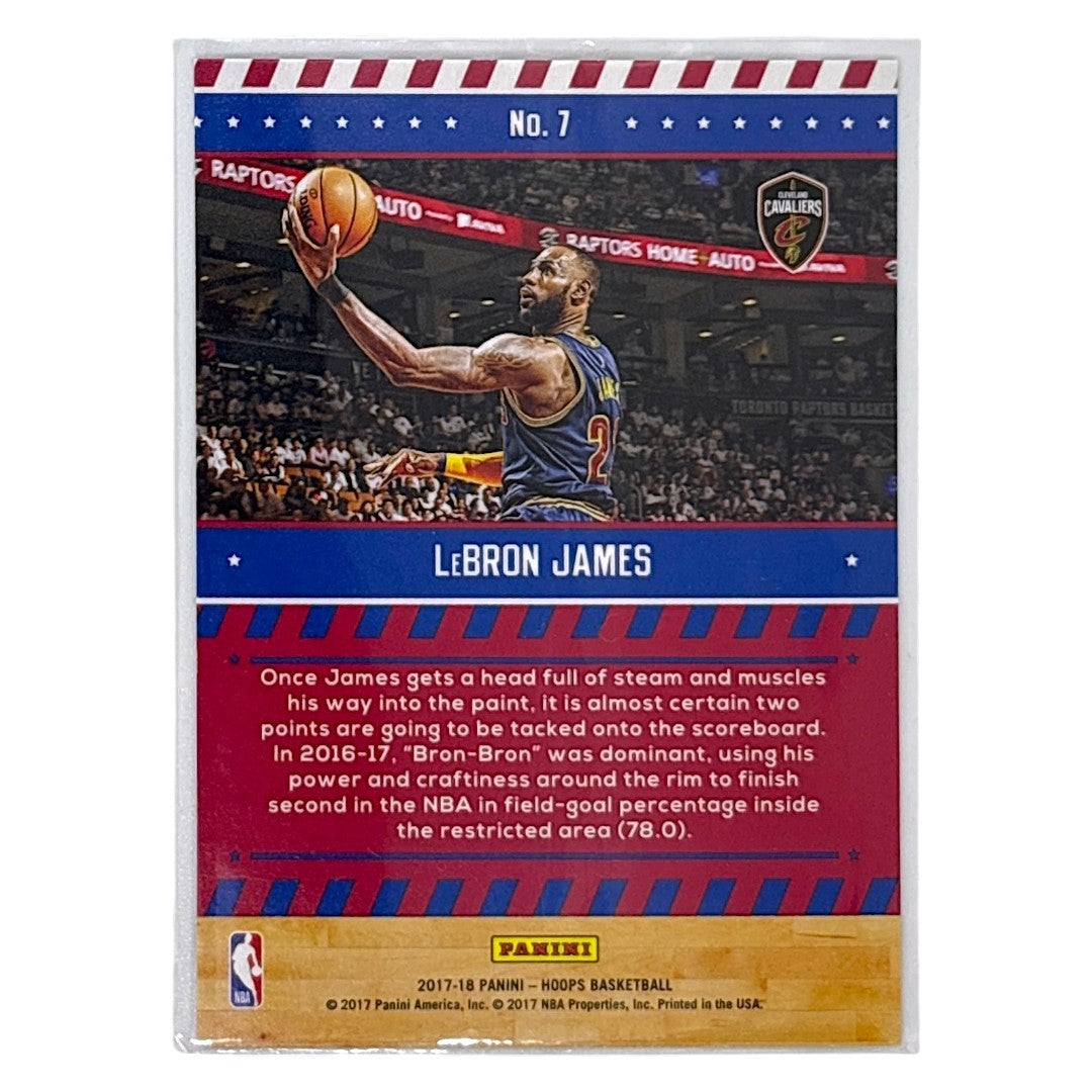 PANINI NBAカード HOOPS LEBRON JAMES CLEVELAND CAVALIERS #7 中古 IT1