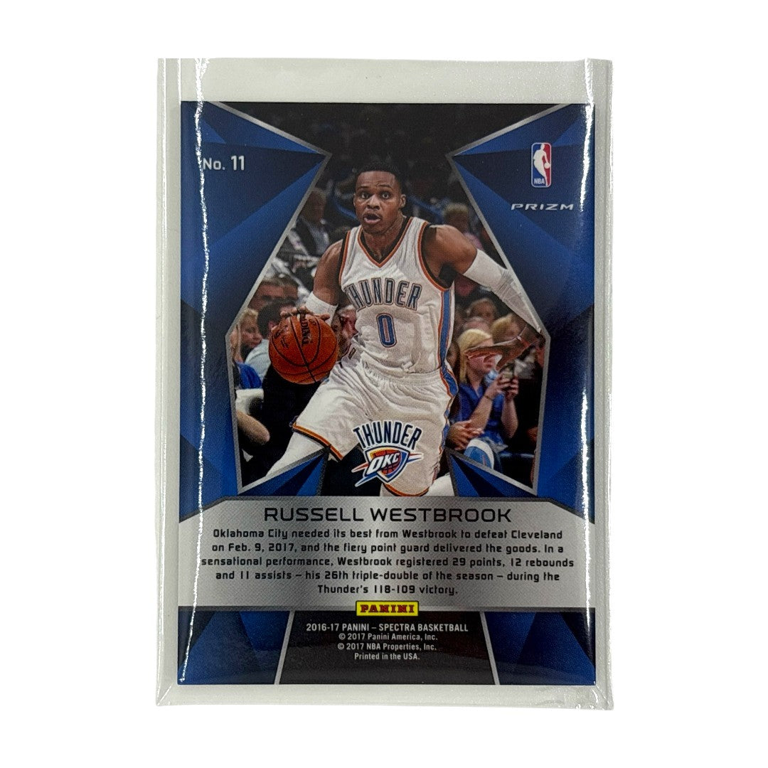 PANINI NBAカード SPECTRA PRIZM RUSSELL WESTBROOK THUNDER #11 中古 IT1