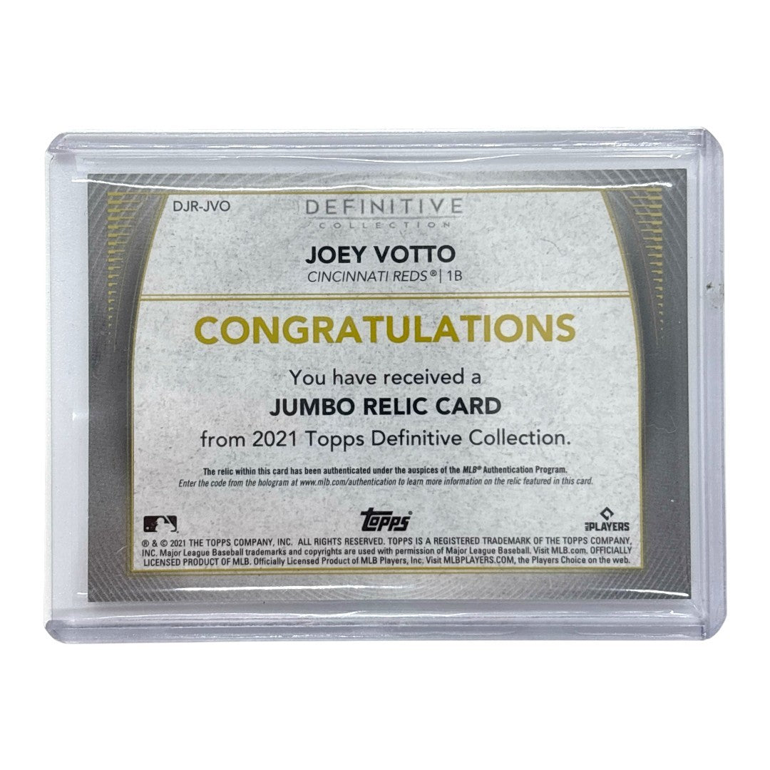 TOPPS MLBカード DEFINITIVE COLLECTION JOEY VOTTO CINCINNATI REDS 22/50 #DJR-JVO 中古 IT1