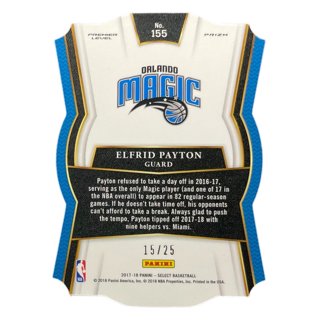 PANINI NBAカード SELECT PRIZM DIE CUT ELFRID PAYTON ORLANDO MAGIC /25 #155 中古 IT2