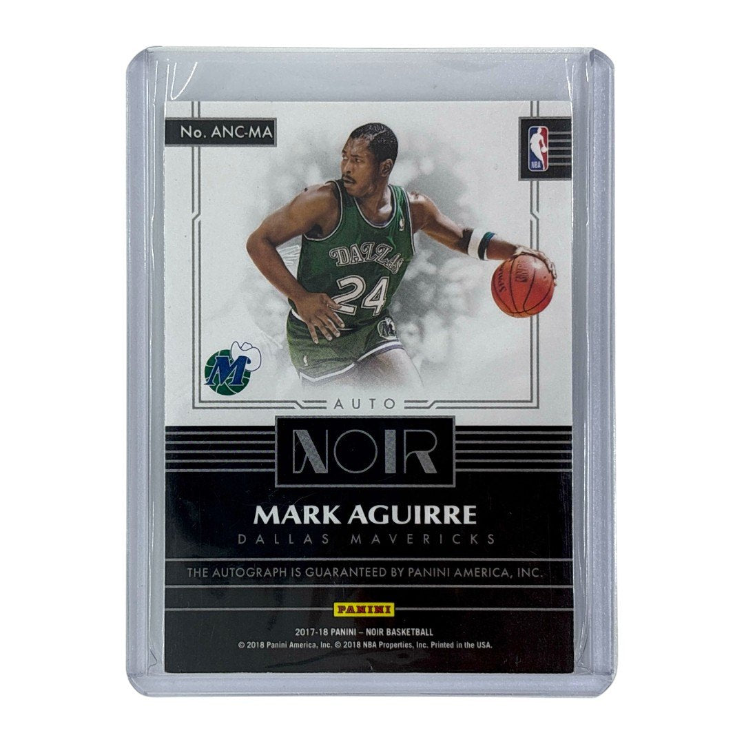 PANINI NBAカード NOIR MARK AGUIRRE MAVERICKS 09/25 #ANC-MA 中古 IT1