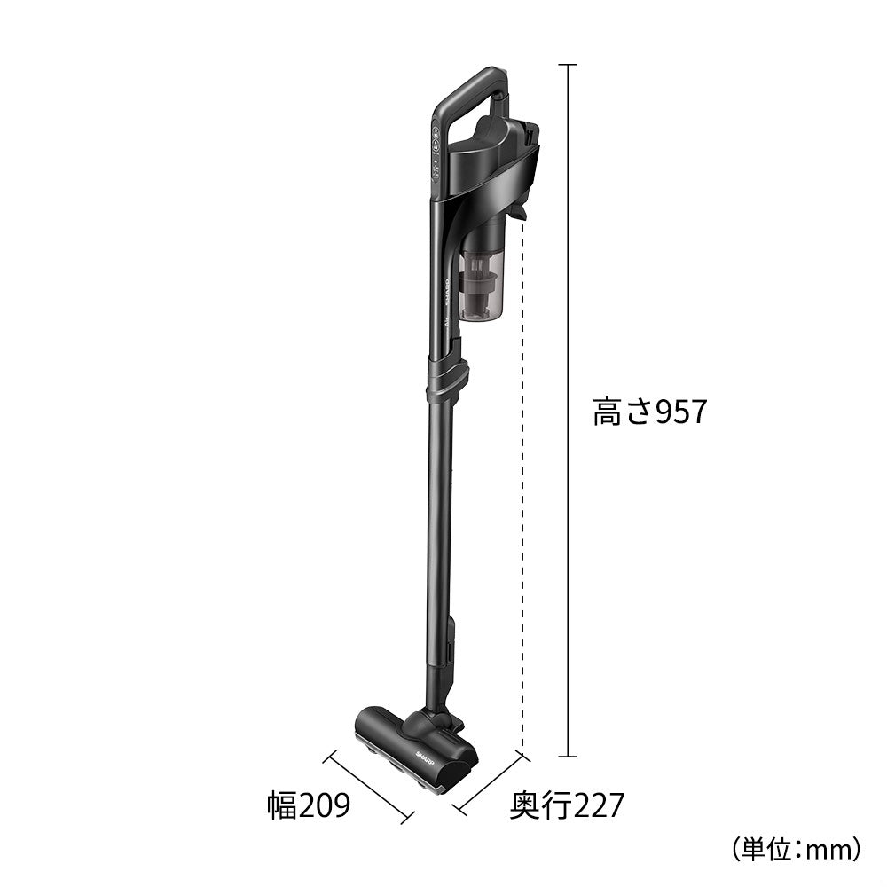 未開封品 SHARP シャープ RACTIVE Air コードレススティッククリーナー EC-FR10-B ブラック 中古 a1