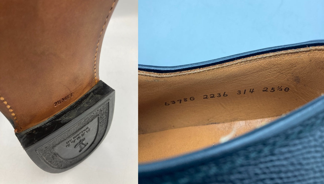 REGAL リーガル インペリアルグレード プレーントゥ 外羽根 レザーシューズ 2236 サイズ25.5cm 中古 D4