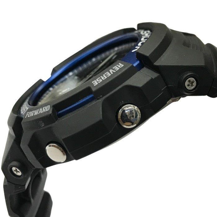 CASIO カシオ G-SHOCK 腕時計 メンズ クォーツ アナログ/デジタル メタルベゼル ブラック/ブルー AW-591-2AJF 中古 T1