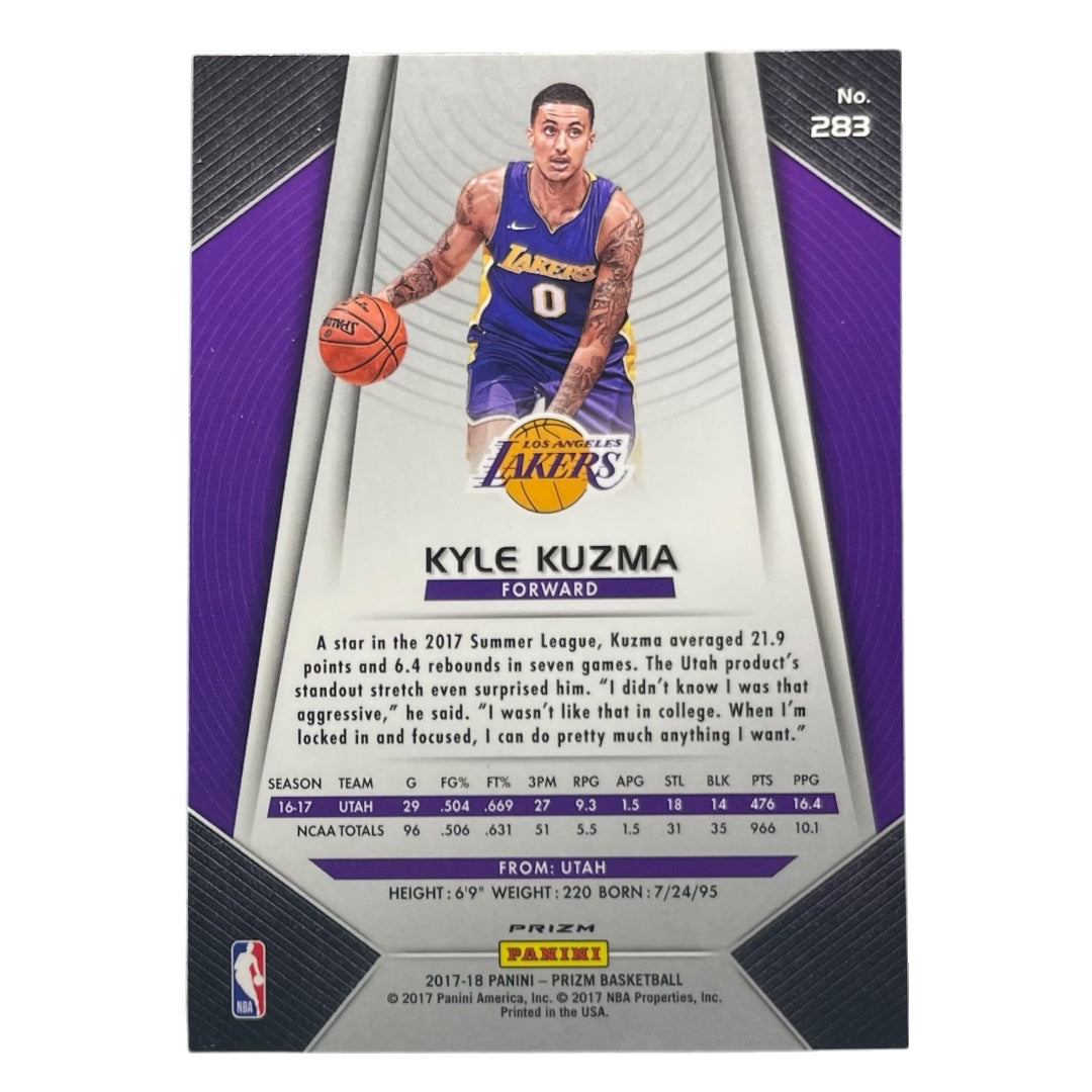 PANINI NBAカード PRIZM KYLE KUZMA LAKERS #283 中古 IT2