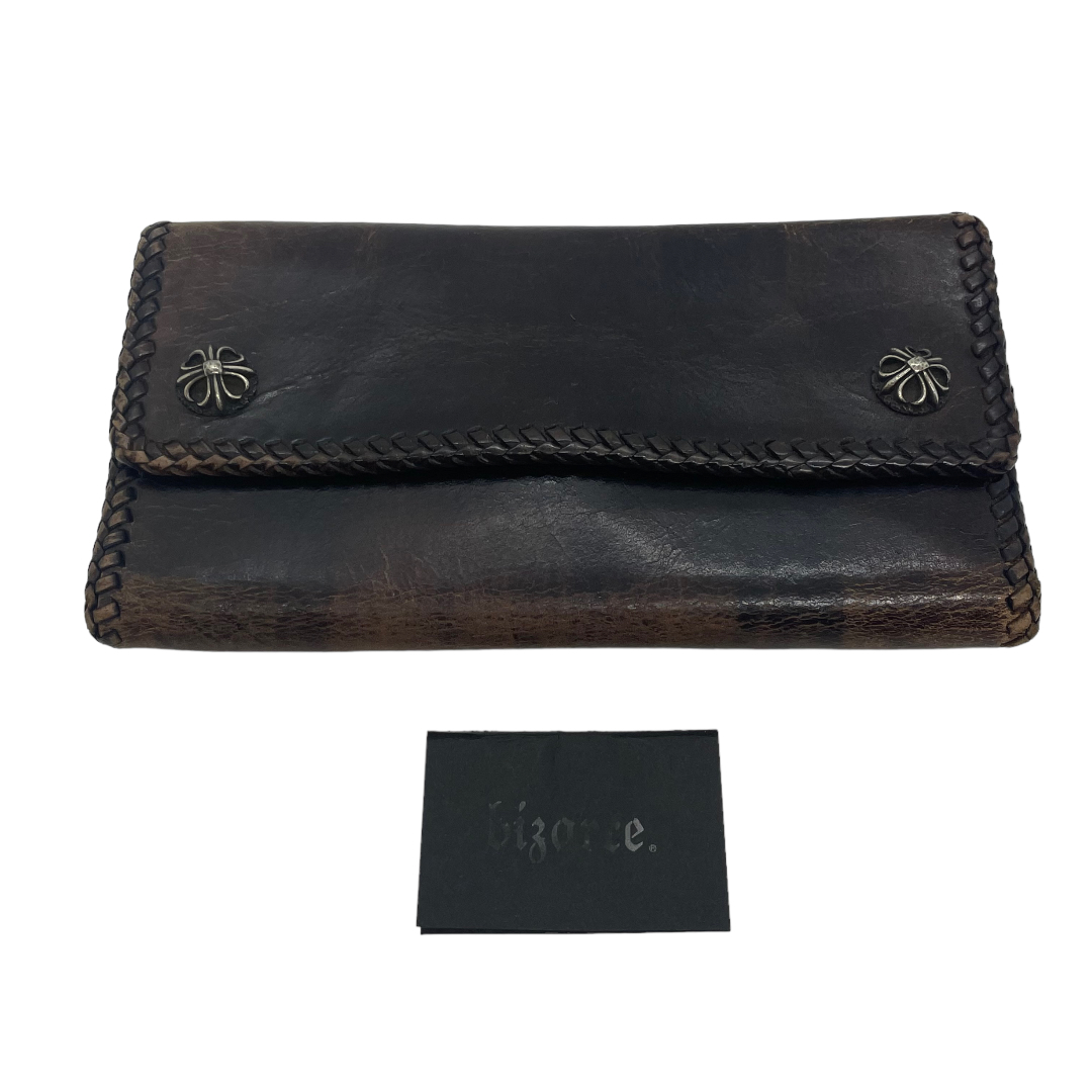 Bizarre ビザール スティングレイ レザー 三つ折り 財布 メンズ 中古 IT1