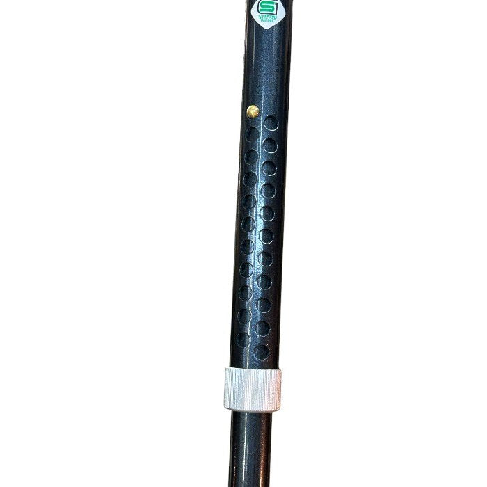 田辺プレス 超軽量合金製 伸縮式杖 かるケイン 青墨(あおずみ) Lサイズ 85~95cm MGPN-011 杖 高齢者 歩行補助 長さ調整 中古 W4