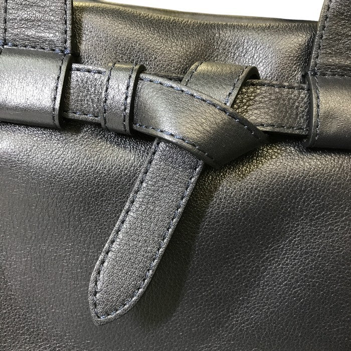 土屋鞄 クラルテ バッグ レディース レザー トート ハンド リボン ブラック 本革 ハンドバッグ 鞄 中古 WK1