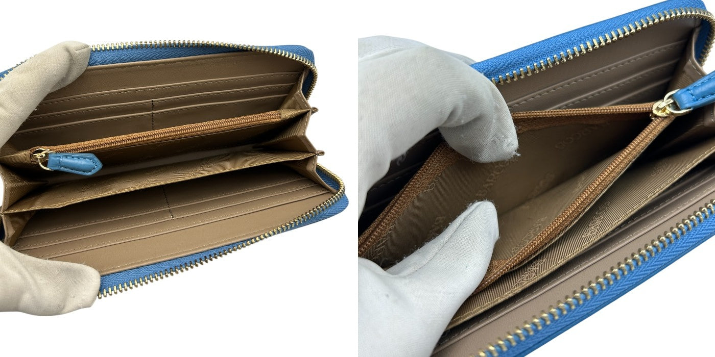 未使用品 BARCOS バルコス シュリンクレザー バッグ 財布 ユニバーサルセット 鞄 おしゃれ 長財布 ハンドバッグ ショルダーバッグ 2WAY 中古 W4