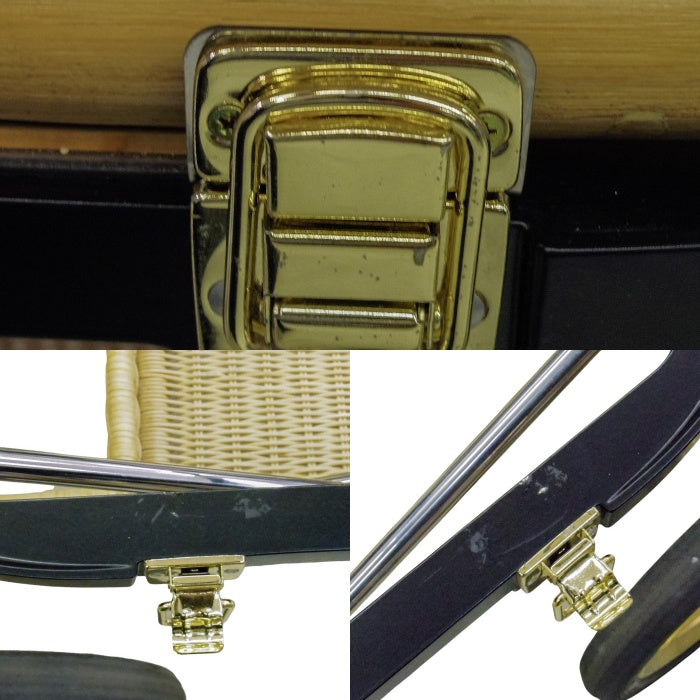 東京乳母車 -Pousse-Pousse BLACK-/プスプス ブラック チャイルドフェンス付き 中古 a1