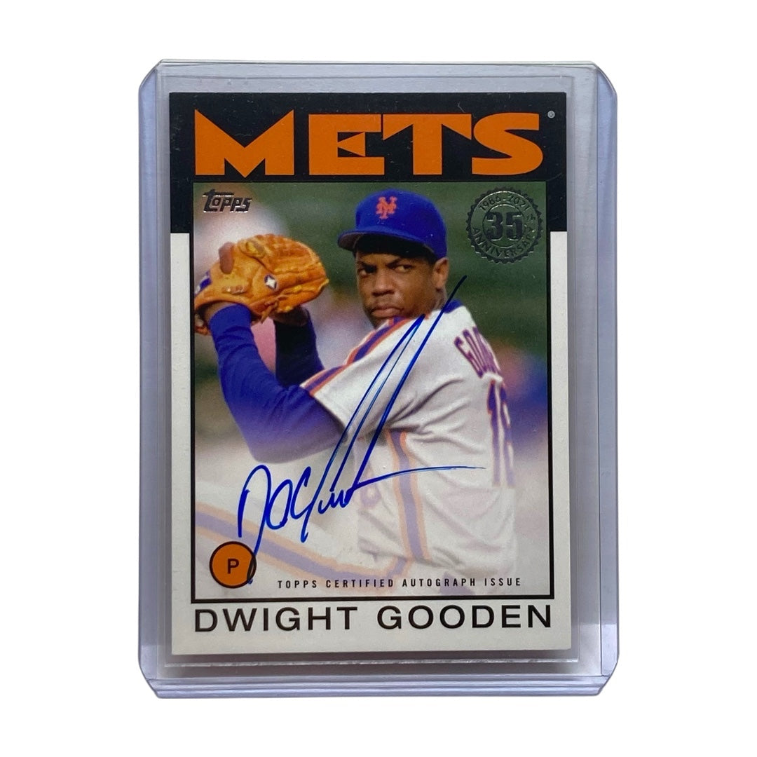 TOPPS MLBカード BASEBALL AUTOGRAPH DWIGHT GOODEN METS #86A-DGO 中古 IT2