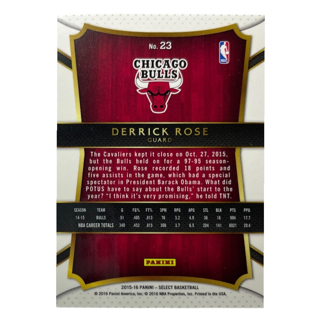 PANINI NBAカード SELECT DERRICK ROSE CHICAGO BULLS #23 中古 IT2