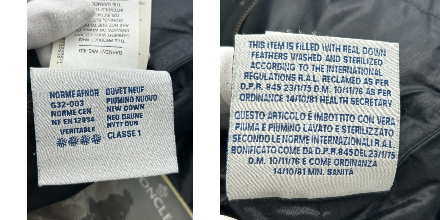 MONCLER モンクレール ダウンベスト S 102-091-84220-00 アウター メンズ コットン フードなし 秋 冬 中古 W4