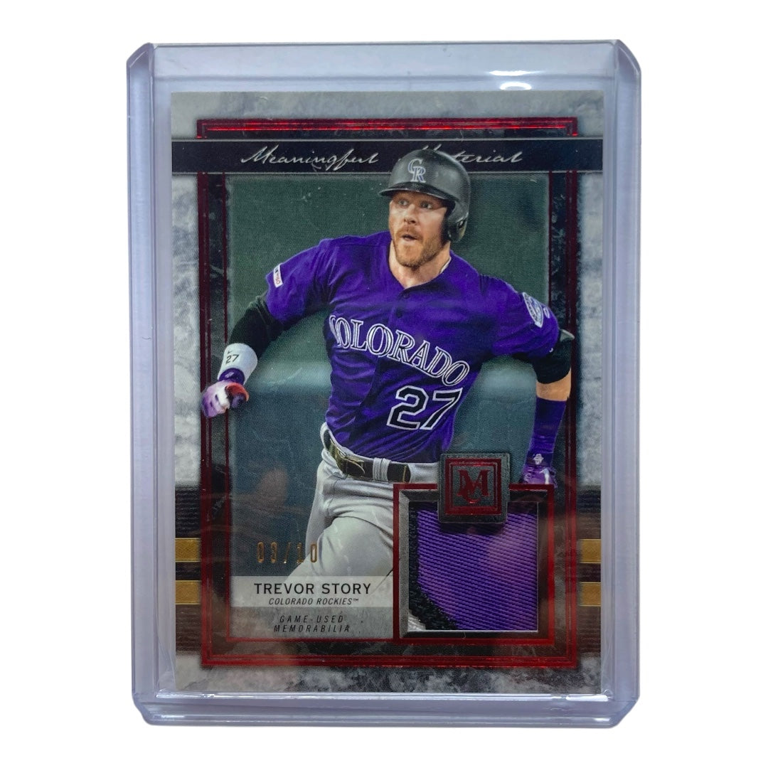 TOPPS MLBカード MUSEUM COLLECTION TREVOR STORY ROCKIES 03/10 #MMR-TST 中古 IT2
