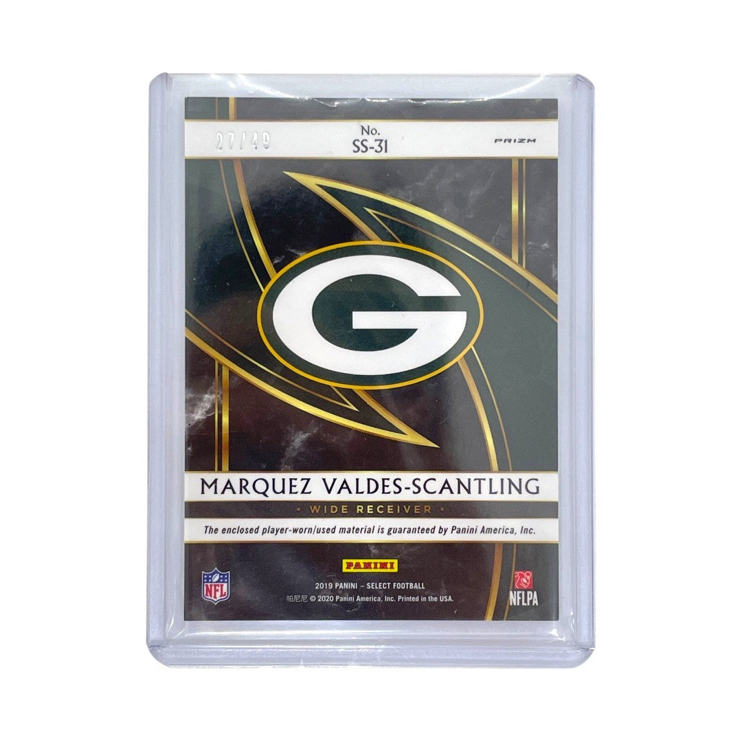 PANINI NFLカード SELECT PRIZM MARQUEZ VALDES-SCANTLING GREEN BAY PACKERS 27/49 #SS-31 中古 IT1