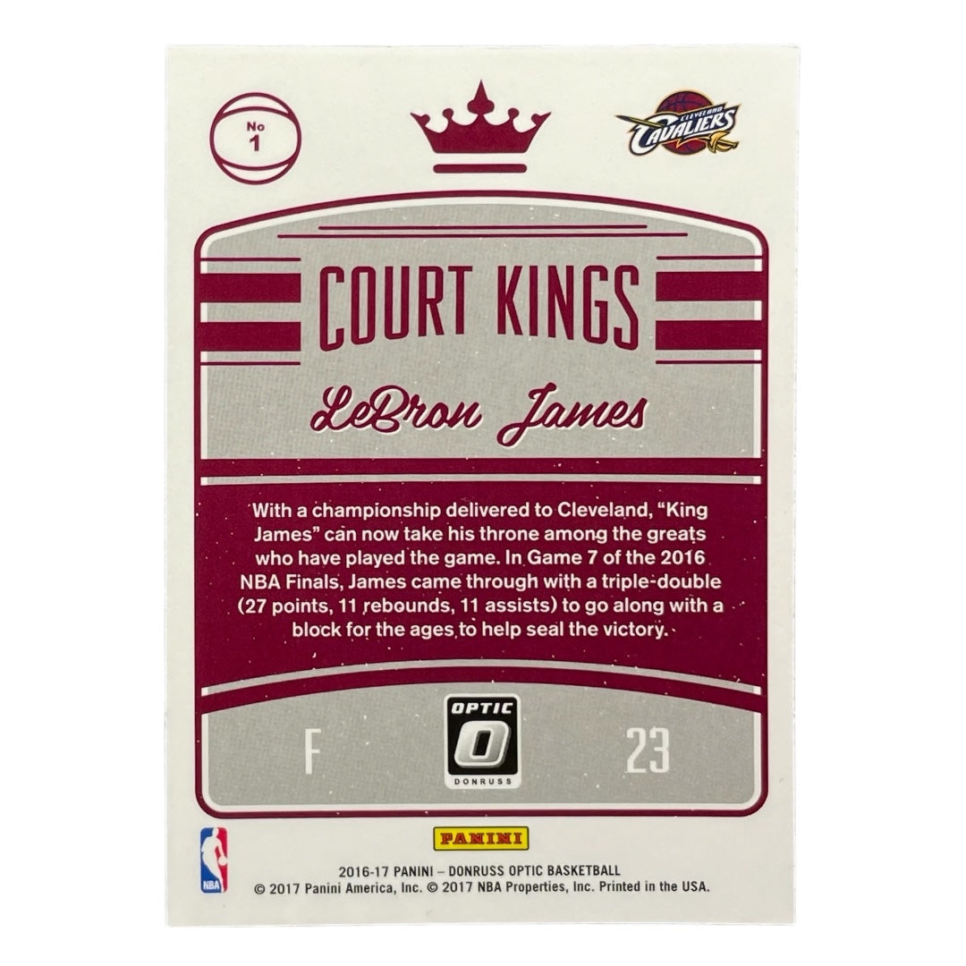 PANINI NBAカード DONRUSS OPTIC LEBRON JAMES CLEVELAND CAVALIERS #1 中古 IT2