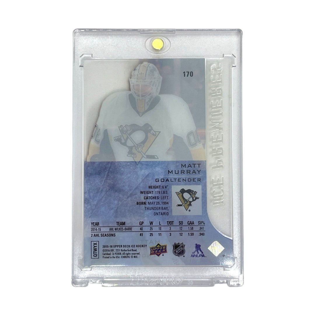 UPPER DECK NHLカード ICE PREMIERES MATT MURRAY PENGUINS 016/999 #170 中古 IT1