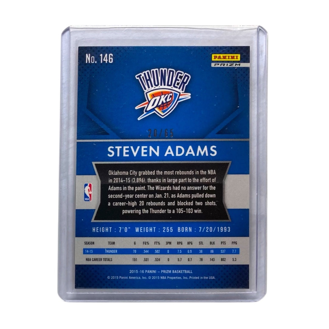 PANINI NBAカード PRIZM STEVEN ADAMS OKLAHOMA CITY THUNDER /65 #146 中古 IT2
