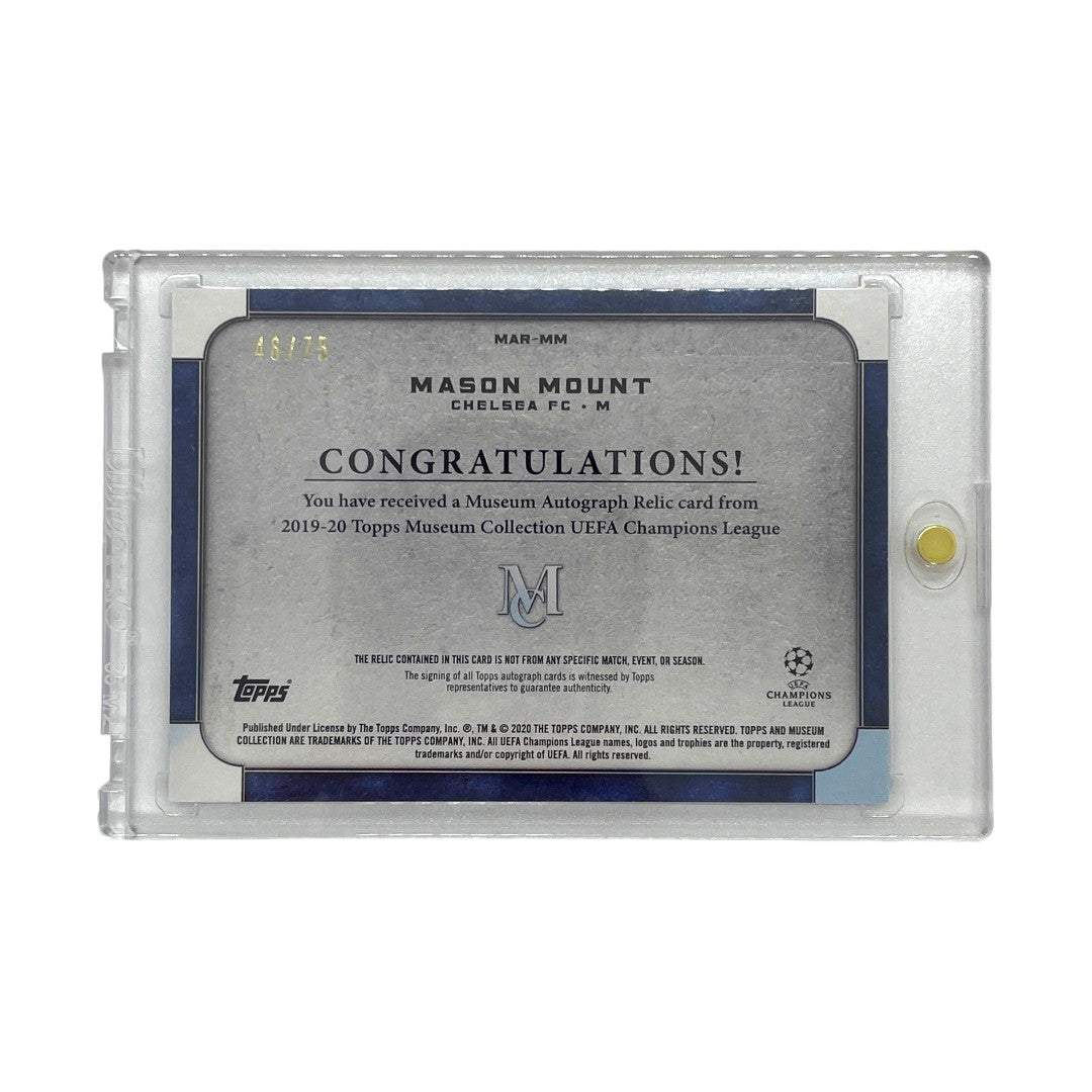 TOPPS サッカーカード MUSEUM COLLECTION MASON MOUNT CHELSEA 46/75 #MAR-MM 中古 IT1