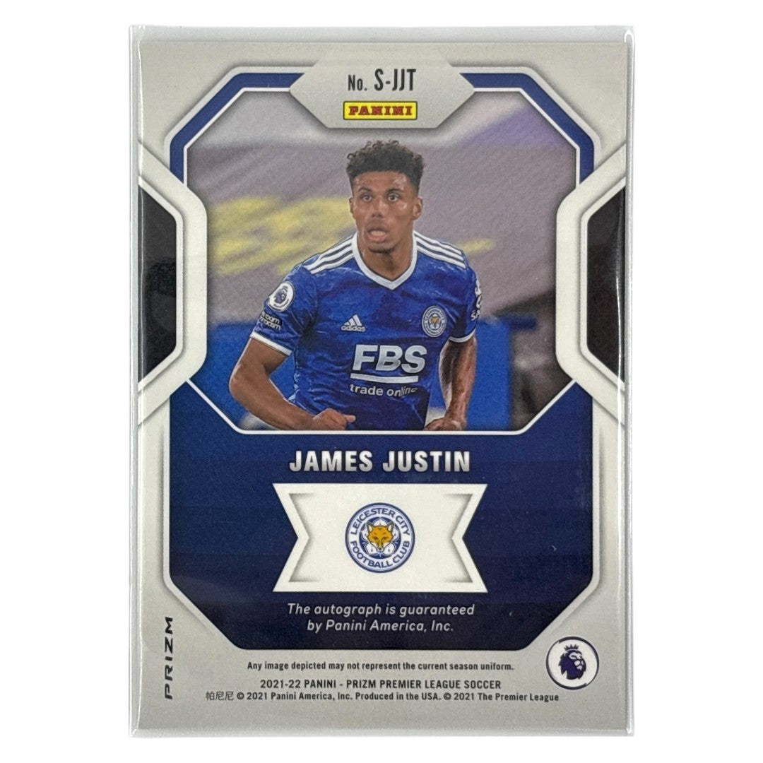 PANINI サッカーカード PRIZM PREMIER LEAGUE JAMES JUSTIN LEICESTER CITY #S-JJT 中古 IT1