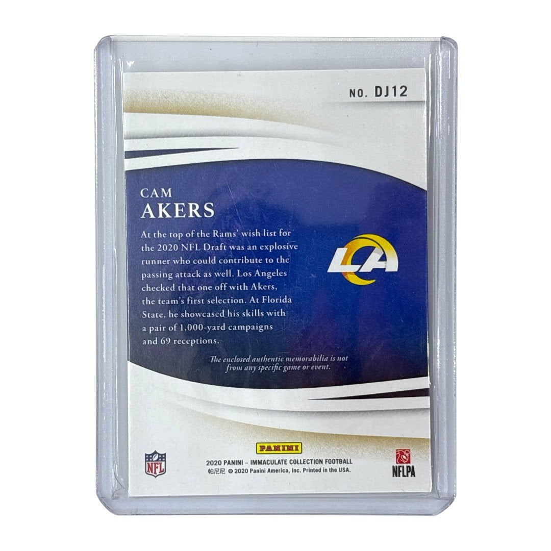 PANINI NFLカード IMMACULATE COLLECTION CAM AKERS RAMS 25/25 #DJ12 中古 IT1