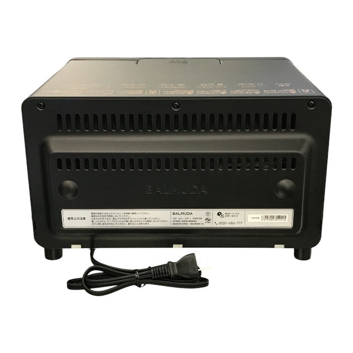 BALMUDA The Toaster スチームトースター ブラック オーブン 蒸気 温度制御 リベイク KO5A-BK 中古 T1