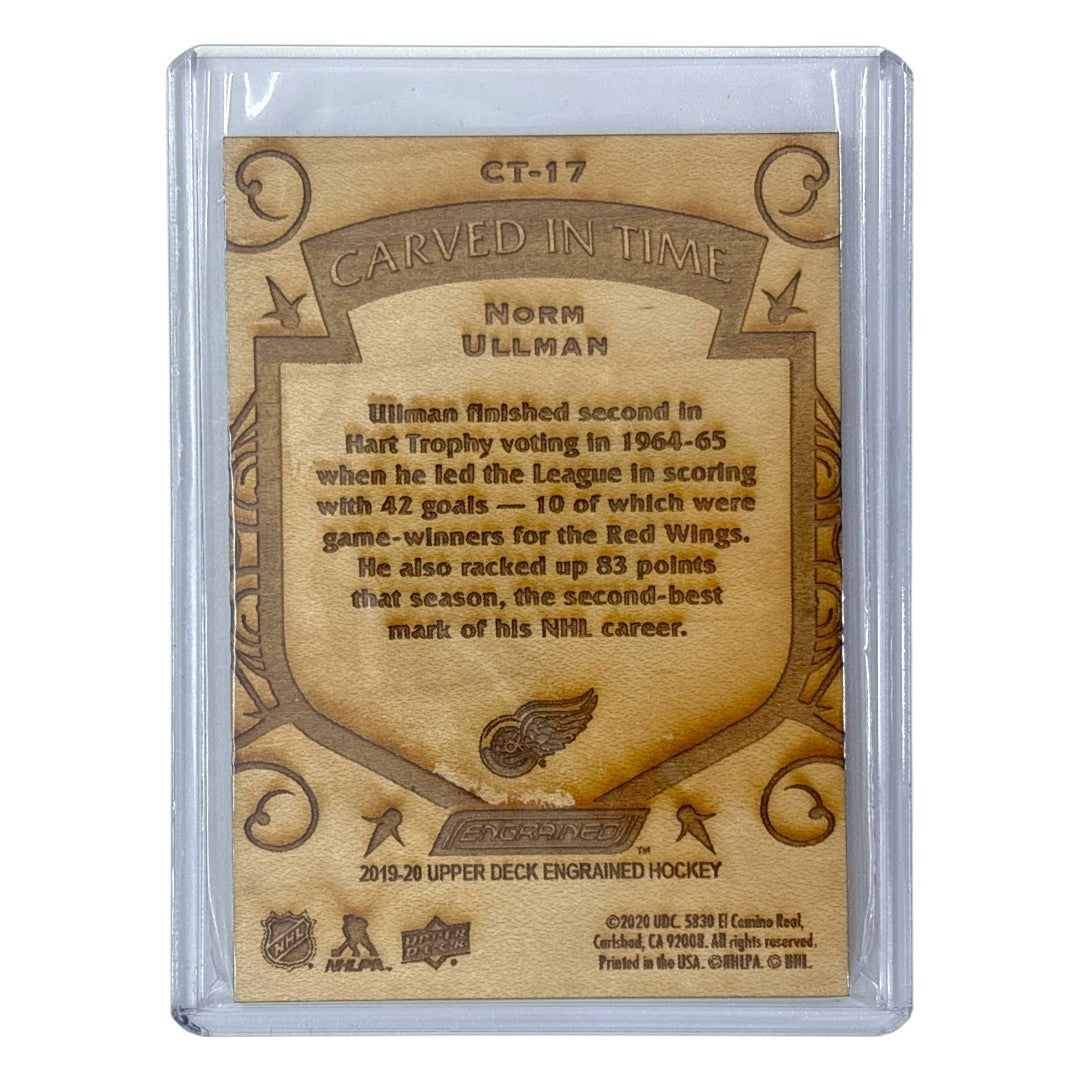 UPPER DECK NHLカード ENGRAINED CARVED IN TIME NORM ULLMAN DETROIT RED WINGS #CT-17 中古 IT1