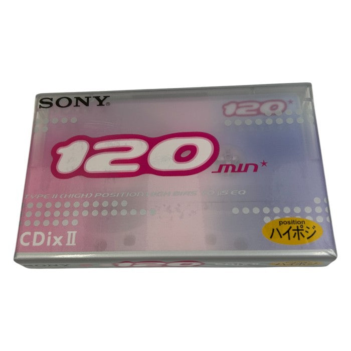 未使用品 SONY カセットテープ 120分 CDixII C-120CDX2H 17個 セット ソニー ハイポジ 片面60分 往復120分 中古 W1