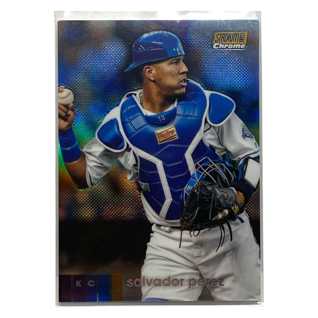 TOPPS MLBカード STADIUM CLUB SALVADOR PEREZ ROYALS 46/50 #206 中古 IT2