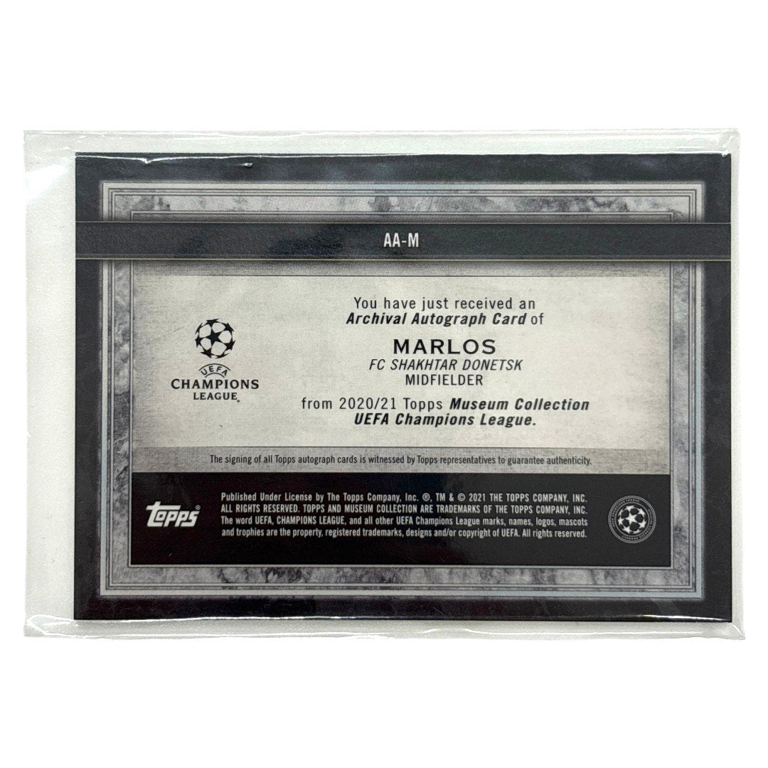 TOPPS サッカーカード MUSEUM COLLECTION MARLOS SHAKHTAR DONETSK 39/99 #AA-M 中古 IT1