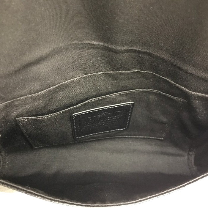 COACH コーチ ハンドバッグ レディース レザー チェーン ショルダーバッグ ゴールド金具 ブラック F34602 中古 T1