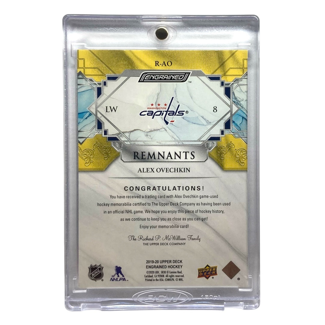 UPPER DECK NHLカード ENGRAINED ALEX OVECHKIN CAPITALS 02/15 #R-AO 中古 IT2