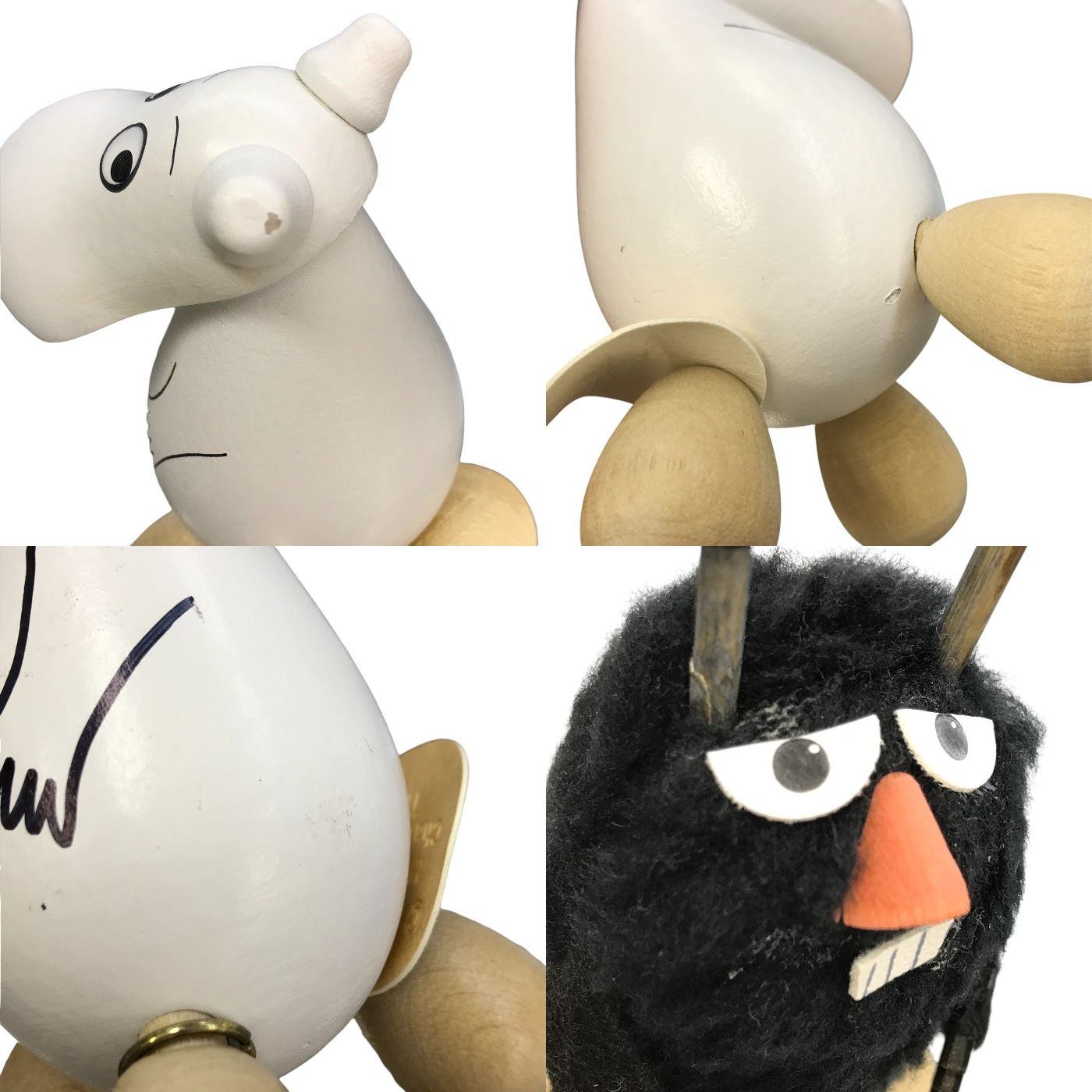 MOOMIN ムーミン ツボ押し 人形 12体セット PUULELUT 木製 フィギュア マッサージャー ※ばら売り不可 中古 T1