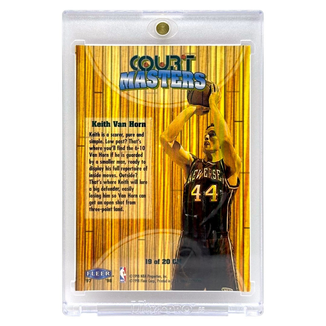 FLEER NBAカード ULTRA COURT MASTERS KEITH VAN HORN NETS #19 中古 IT1