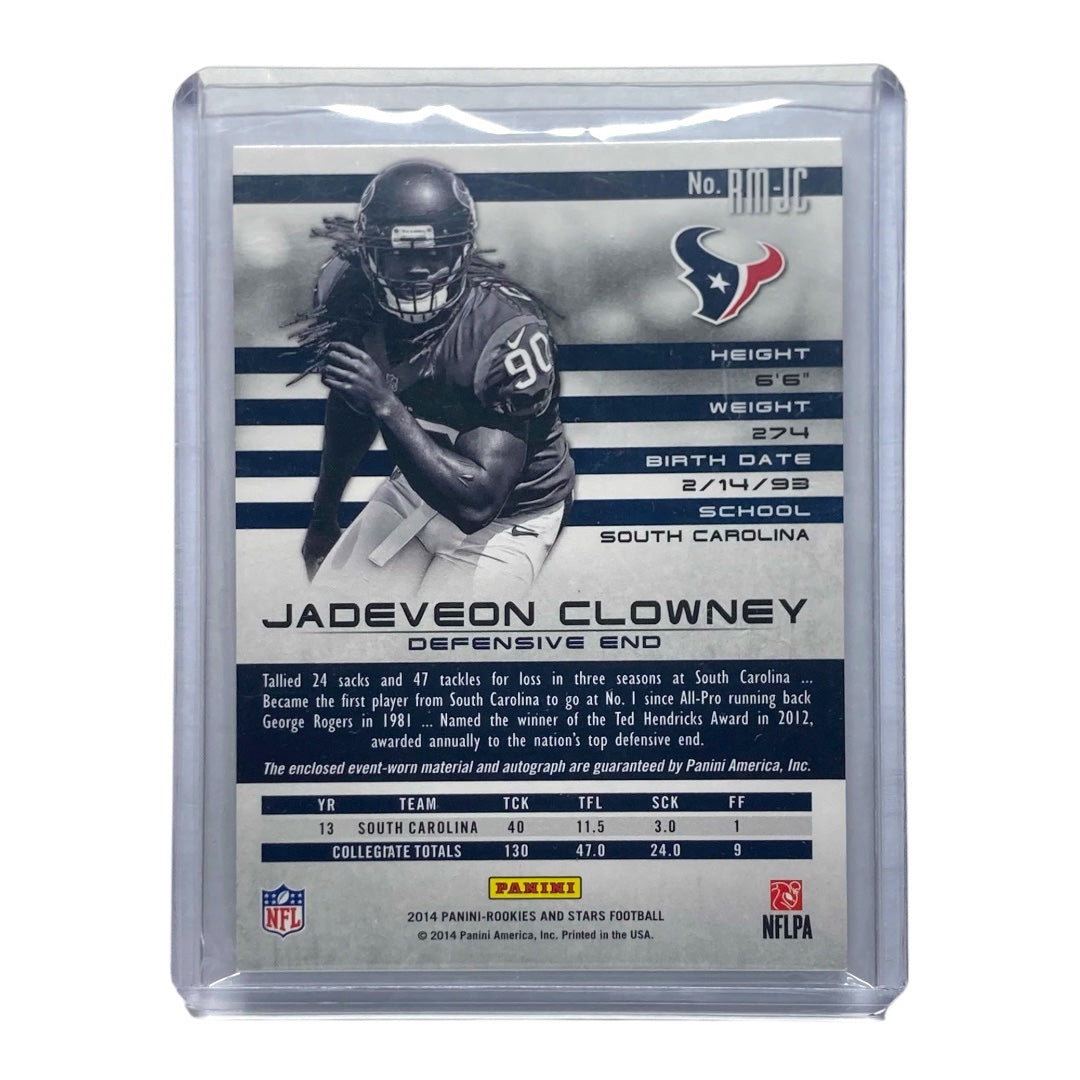 PANINI NFLカード ROOKIES AND STARS JADEVEON CLOWNEY TEXANS 17/25 #RM-JC 中古 IT2