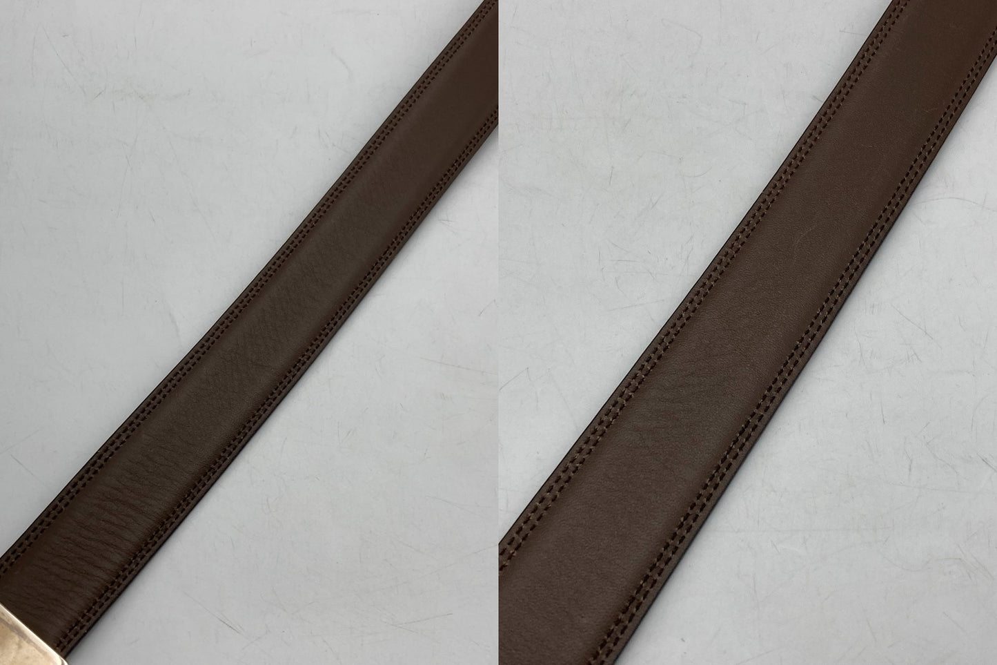 BALLY バリー 回転バックル レザー ベルト リバーシブル ブラウン(艶あり)/ブラウン 中古 D4
