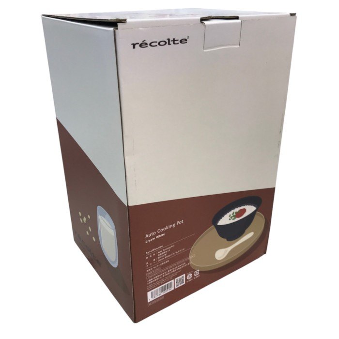 レコルト 自動調理ポット Auto Cooking Pot クリームホワイト RSY-2(W) 中古 Y1