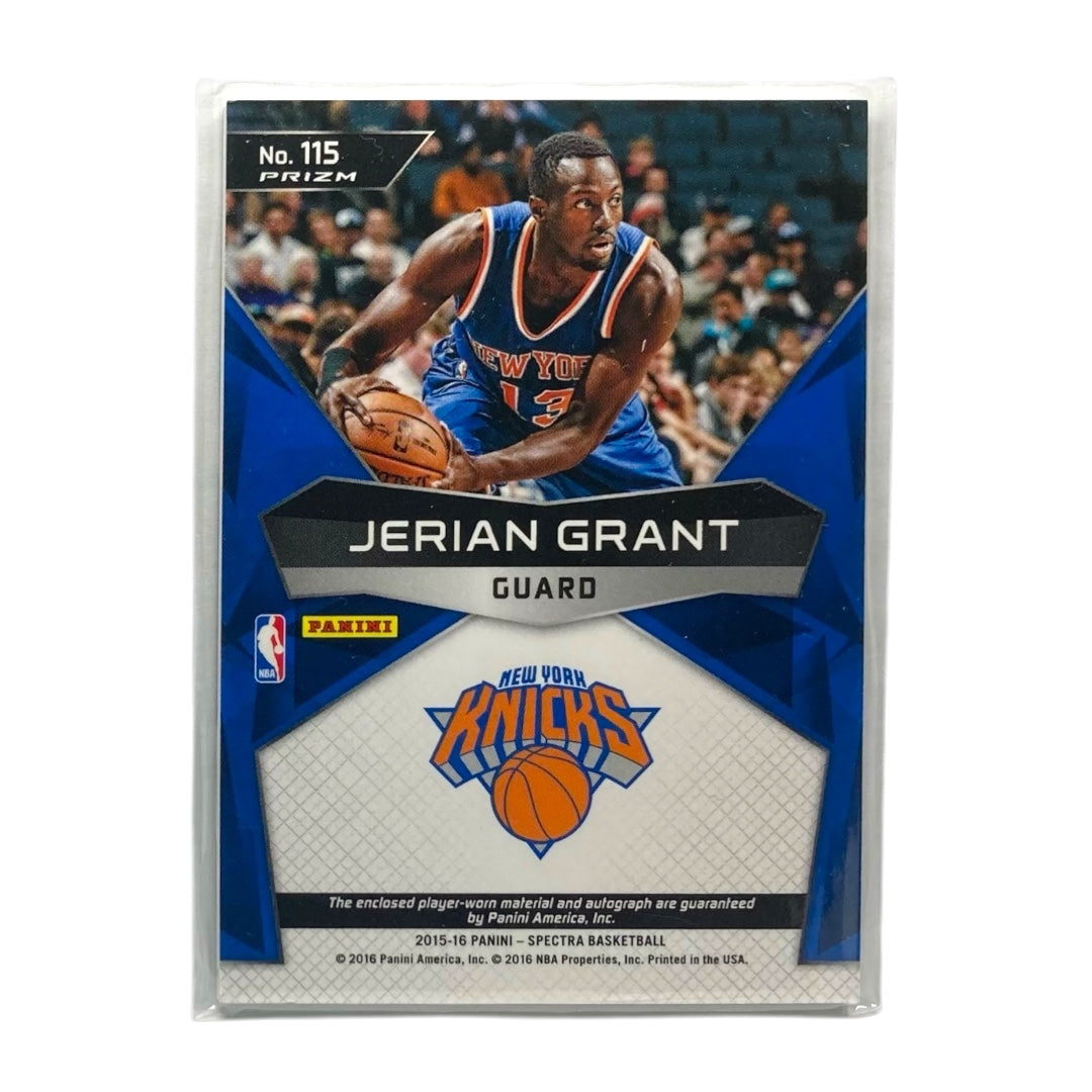 PANINI NBAカード SPECTRA PRIZM JERIAN GRANT NEW YORK KNICKS #115 中古 IT2
