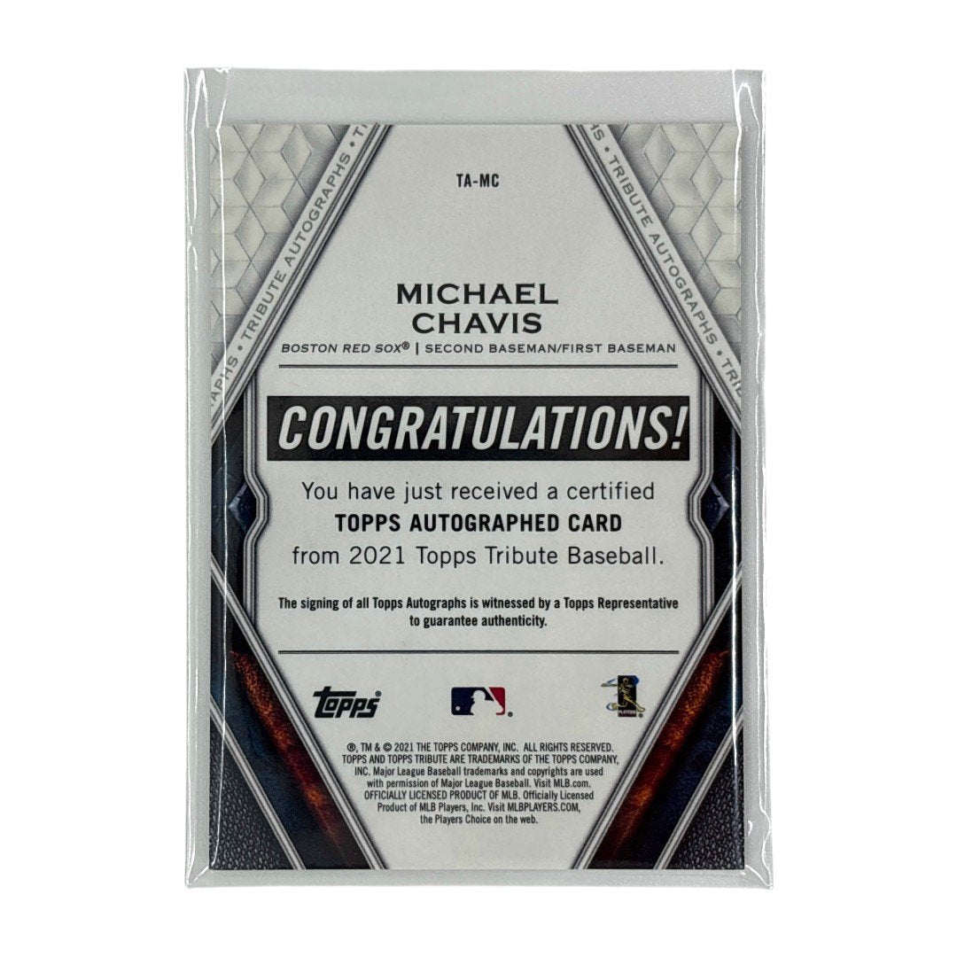 TOPPS MLBカード TRIBUTE MICHAEL CHAVIS BOSTON RED SOX 133/150 #TA-MC 中古 IT1
