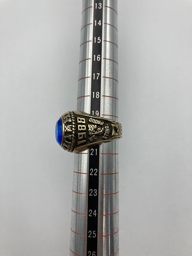 JOSTENS ジャスティンズ VIDOR HIGH ビダー・ハイスクール 1988年 カレッジリング 20号 合金 中古 D4
