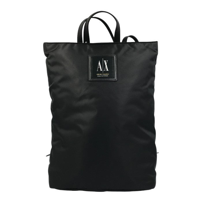 ARMANI EXCHANGE アルマーニ エクスチェンジ リュックサック ユニセックス ナイロン バックパック ブラック 942932 中古 T1