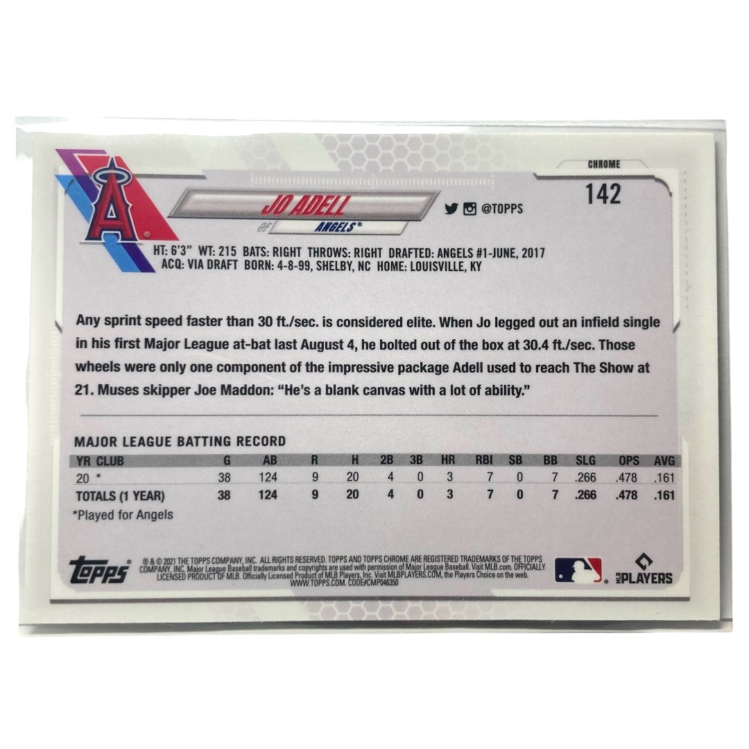 TOPPS MLBカード CHROME JO ADELL ANGELS #142 中古 IT2