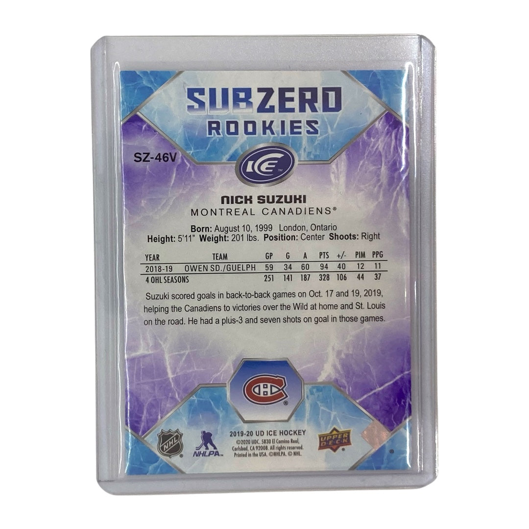 UPPER DECK NHLカード ICE NICK SUZUKI CANADIENS #SZ-46V 中古 IT2