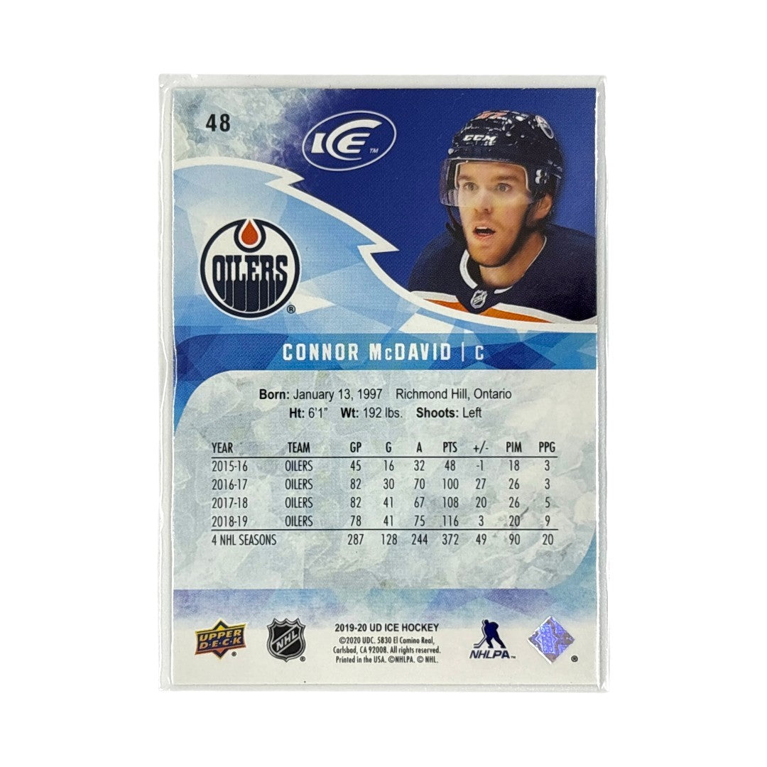 UPPER DECK NHLカード ICE CONNOR McDAVID OILERS #48 中古 IT1