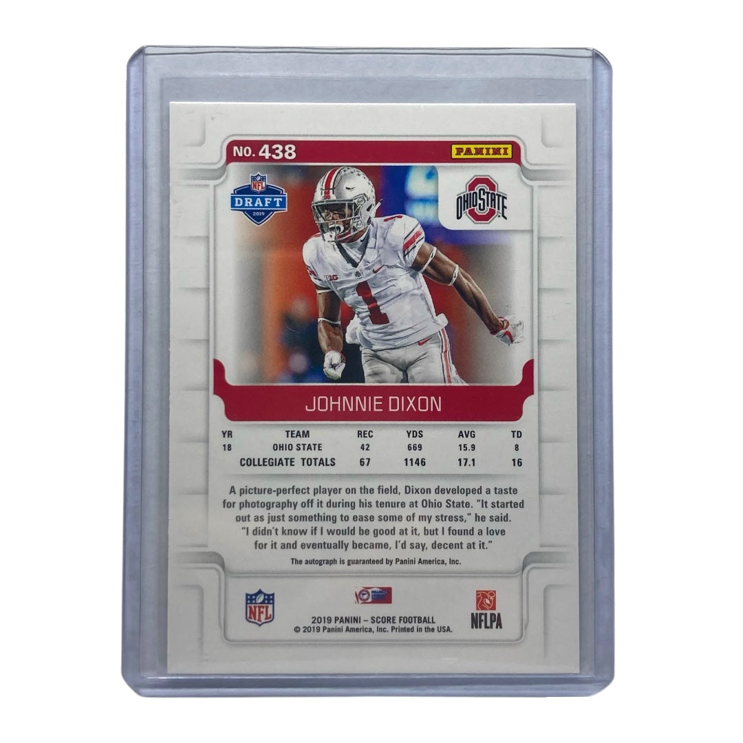 PANINI NFLカード SCORE JOHNNIE DIXON OHIO STATE #438 中古 IT2