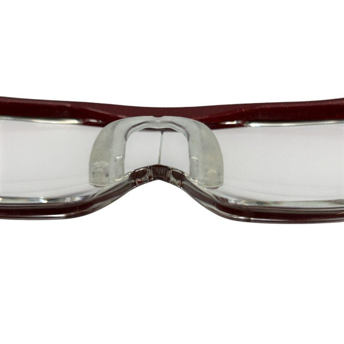 Hazuki ハズキルーペ ラージ 1.6倍 クリアレンズ レッド 拡大鏡 文字見やすい 中古 W4