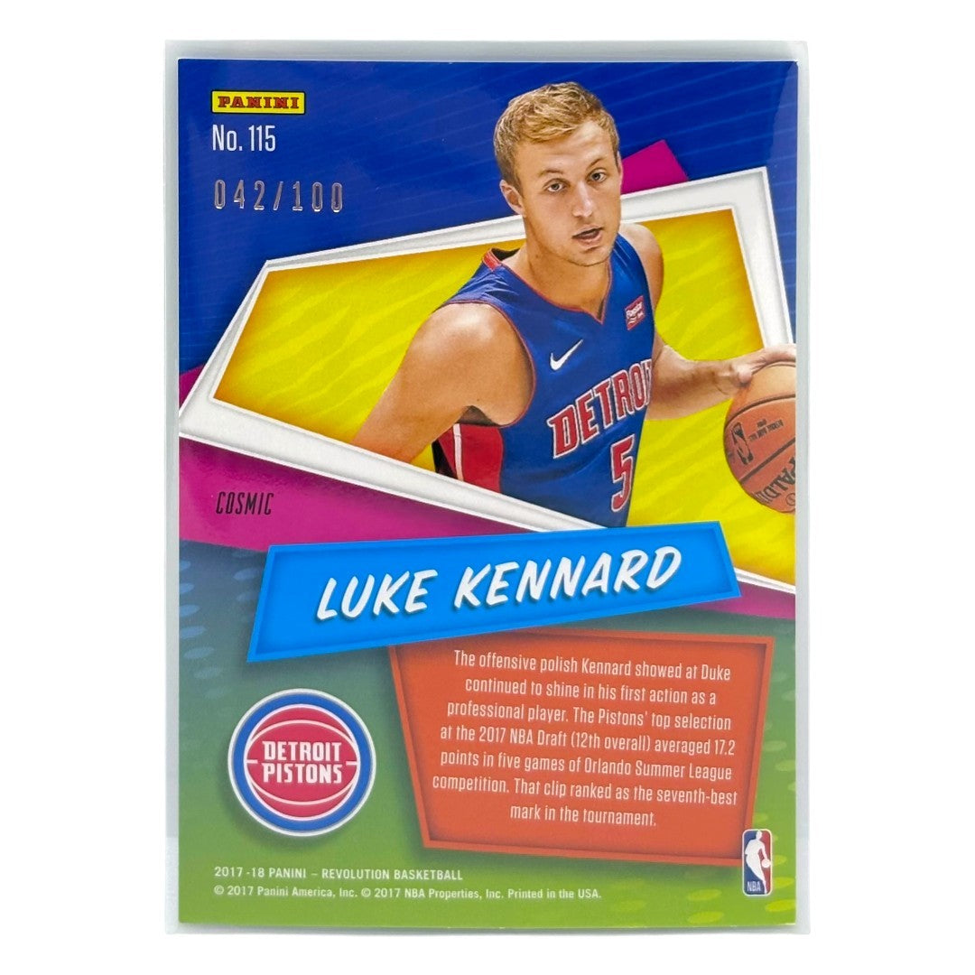PANINI NBAカード REVOLUTION LUKE KENNARD PISTONS /100 #115 中古 IT1